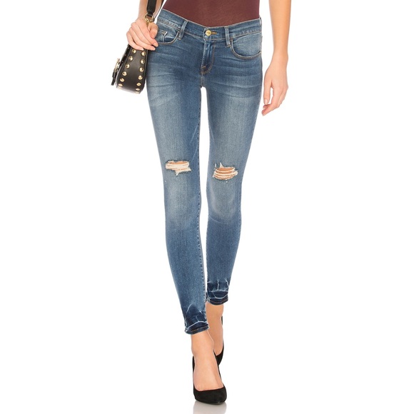 New FRAME Le High Skinny Jeans in Roman - Picture 1 of 4